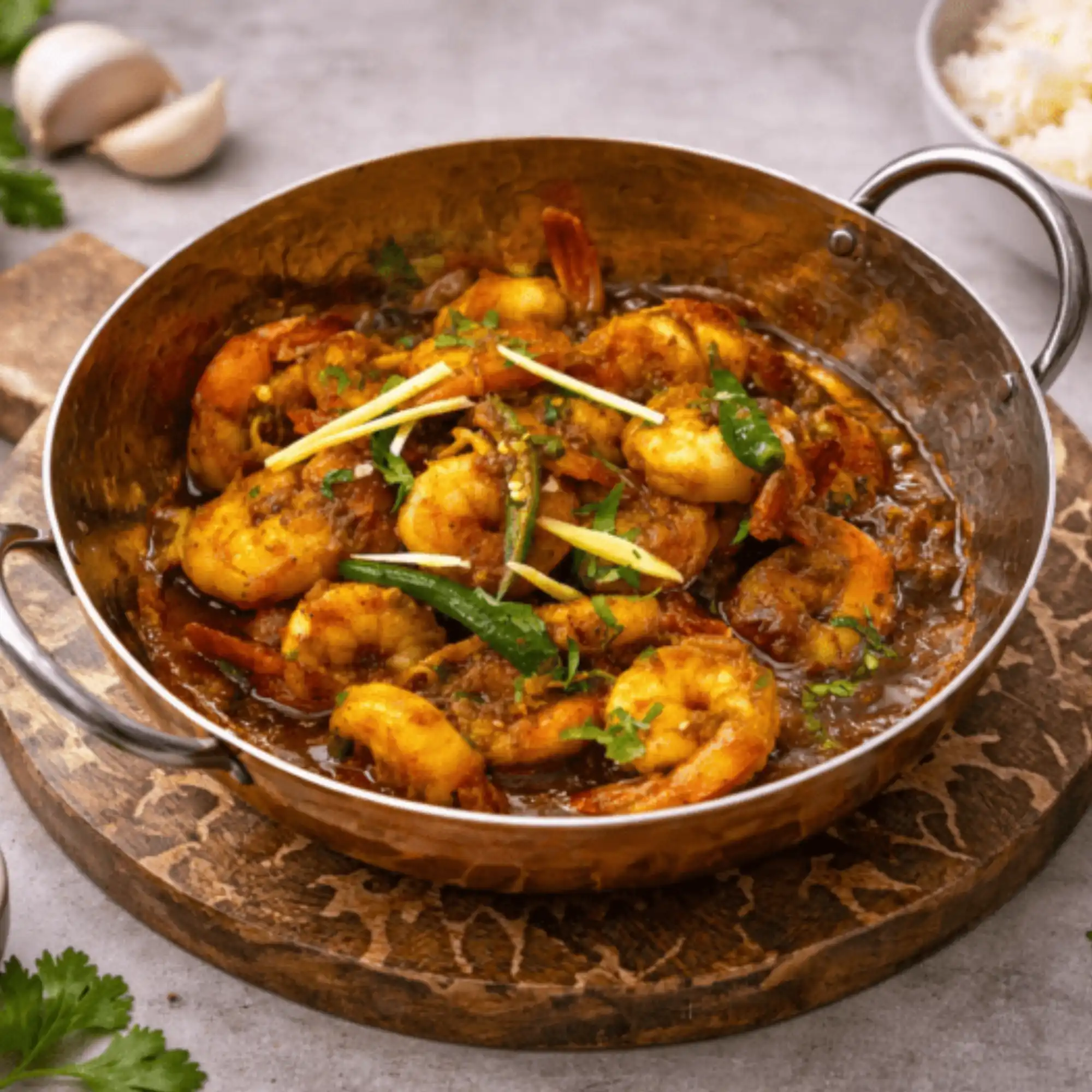 Shrimp Shinwari Karahi